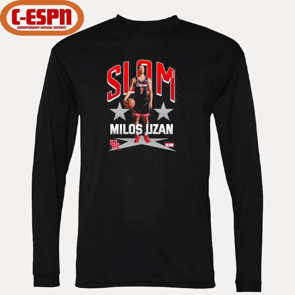 SLAM Houston Men’s Basketball Milos Uzan Remix Shirt