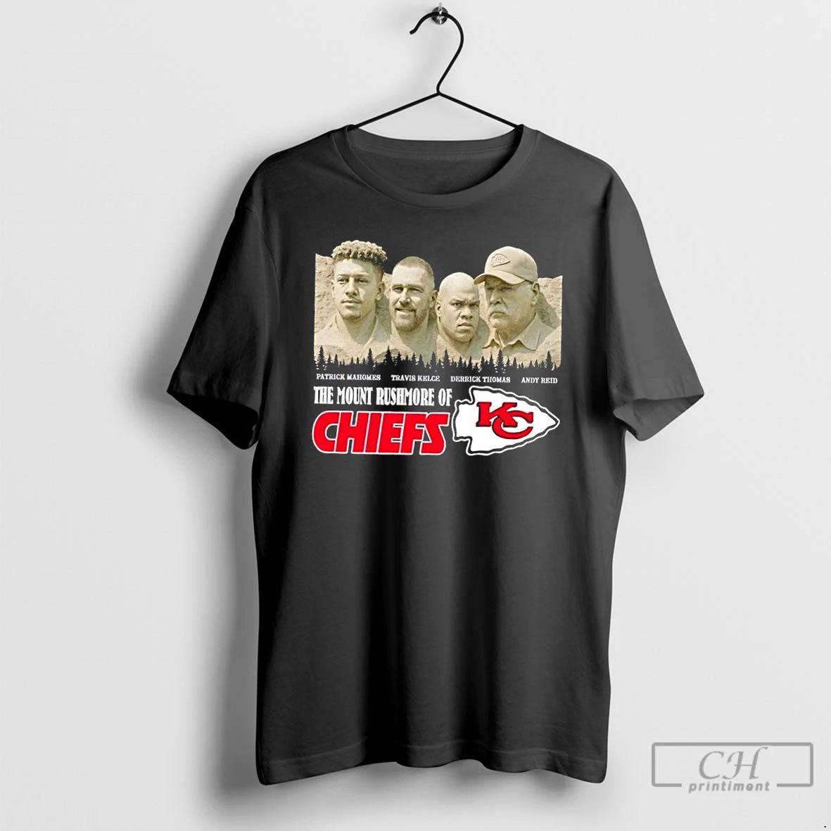 Premium Patrick Mahomes Travis Kelce Derrick Thomas Andy Reid The Mount Rushmore Of Kansas City