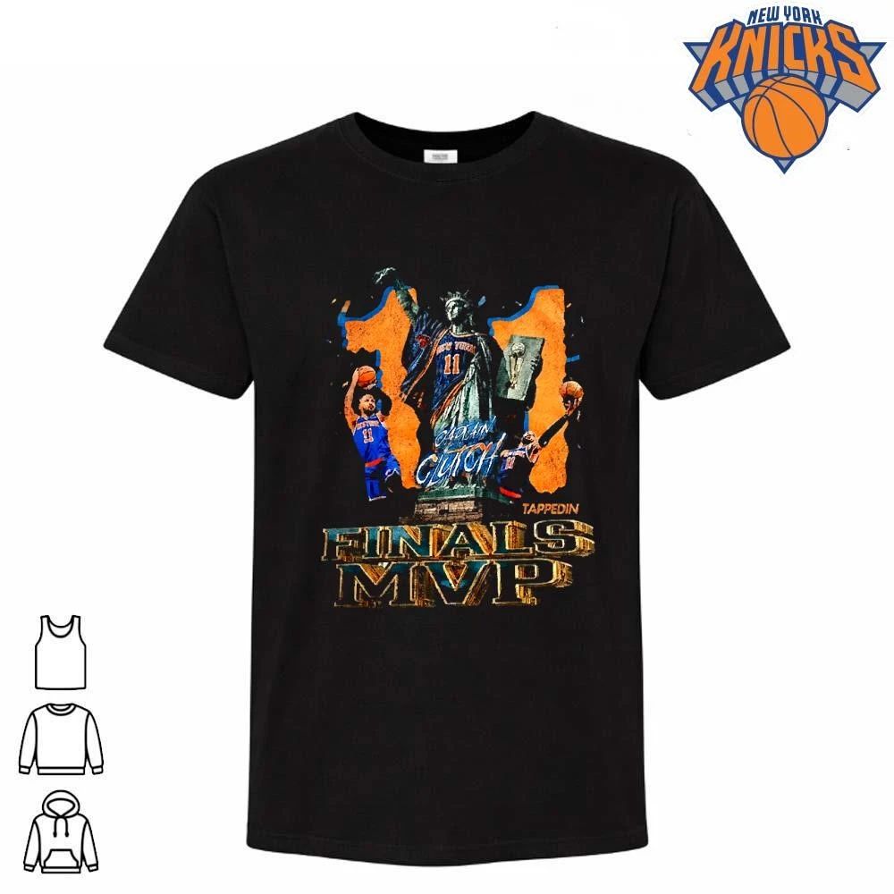 New York Knicks Jalen Brunson Finals MVP Captain Clutch Statue of Liberty Bootleg T Shirt