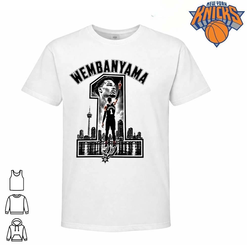 Victor Wembanyama San Antonio Spurs Number 1 Skyline Bootleg Vintage T Shirt
