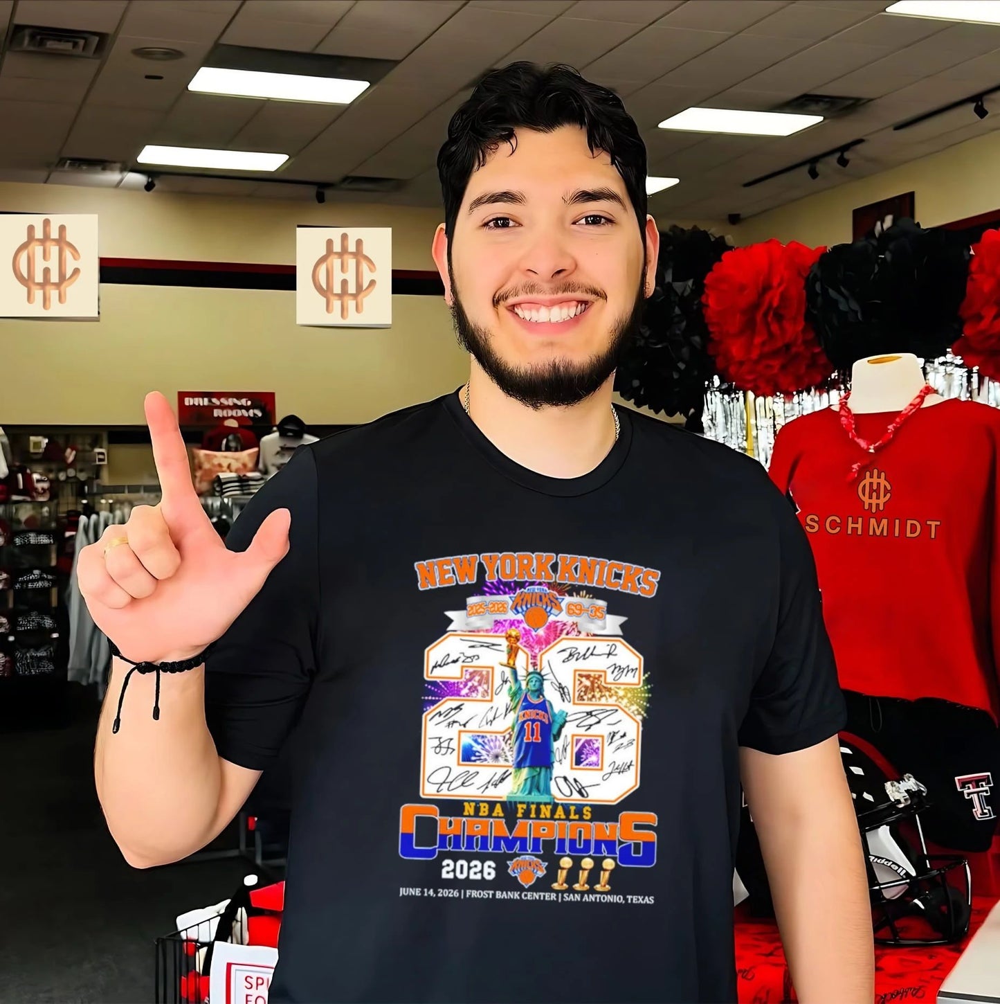 New York Knicks 2026 NBA Finals Champions Statue of Liberty signature shirt