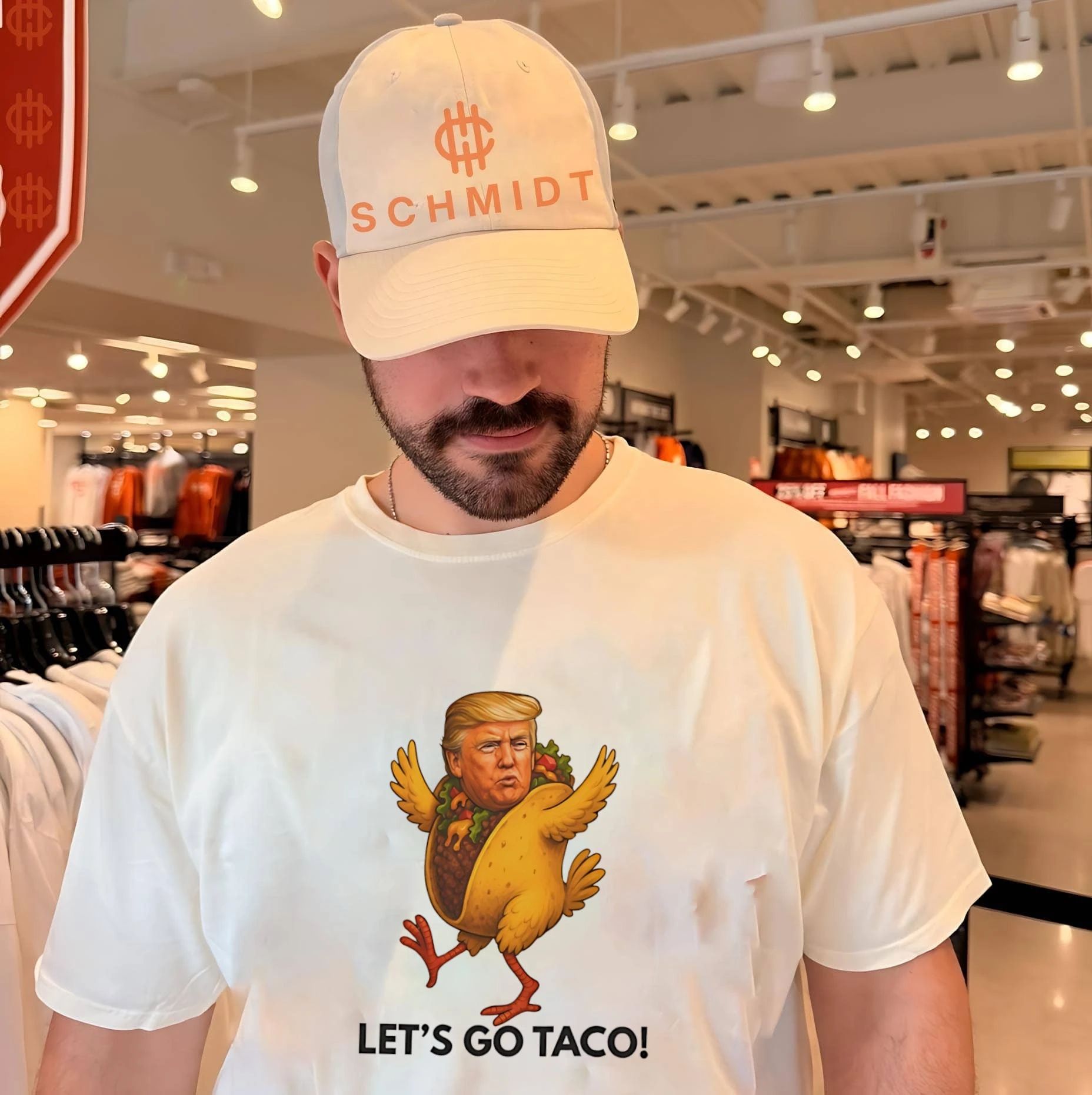 Let’s go Taco funny Donald Trump with a turkey body funny shirt