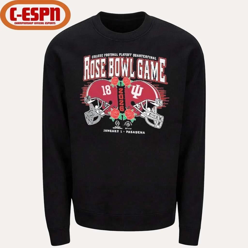 Indiana Football 2026 Rose Bowl Head to Head Helmet At alabama Crimson tide shirt