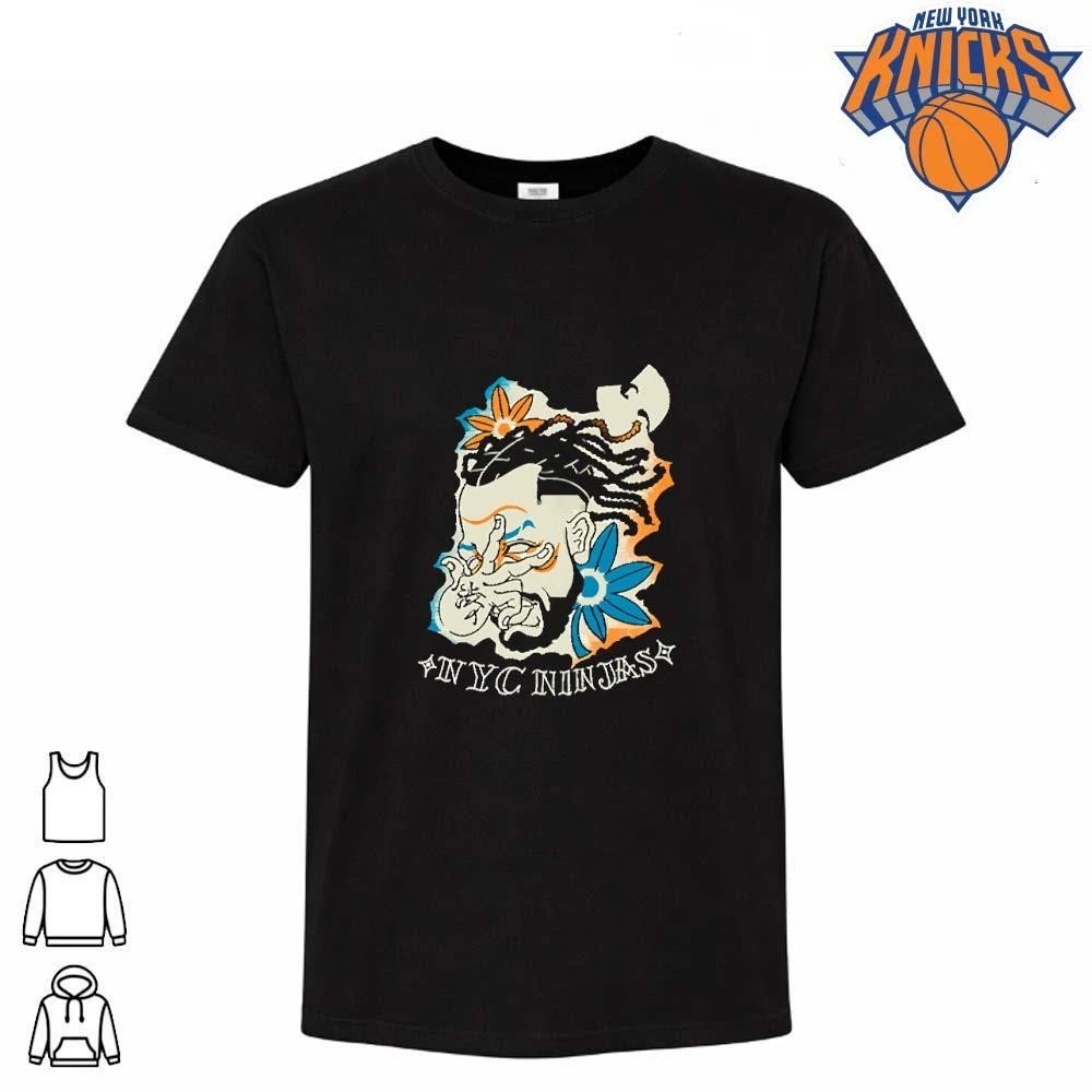 New York Knicks Champions NBA 2026 NYC Ninjas Wu Tang Clan Anime Style Tattoo Shirt