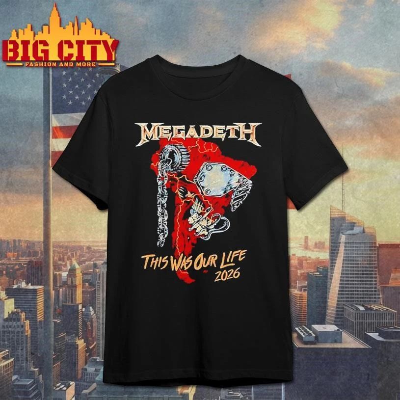 Megadeth May 2-13 2026 This Was Our Life Shirt