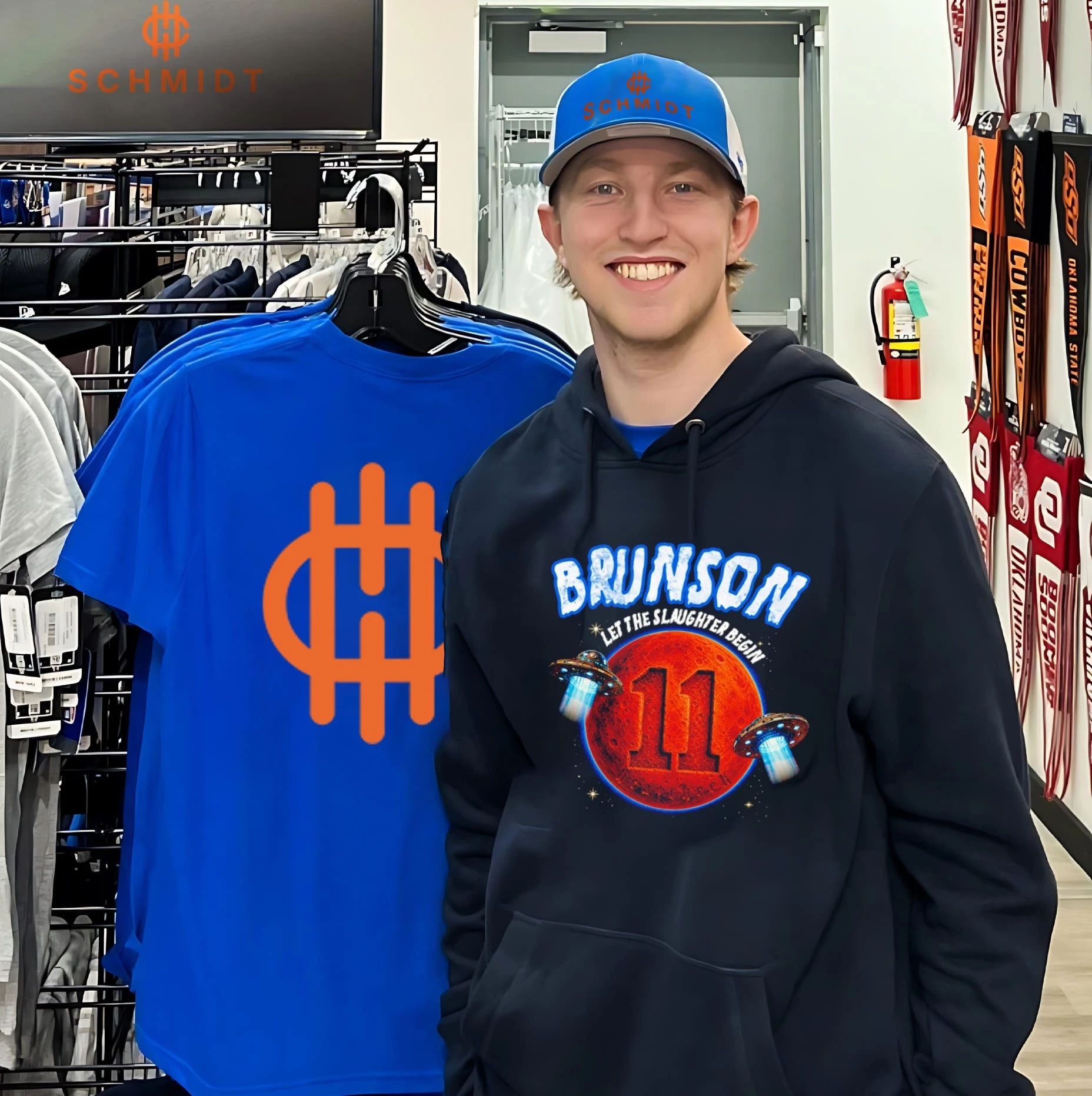Jalen Brunson New York Knicks UFO let the slaughter begin shirt