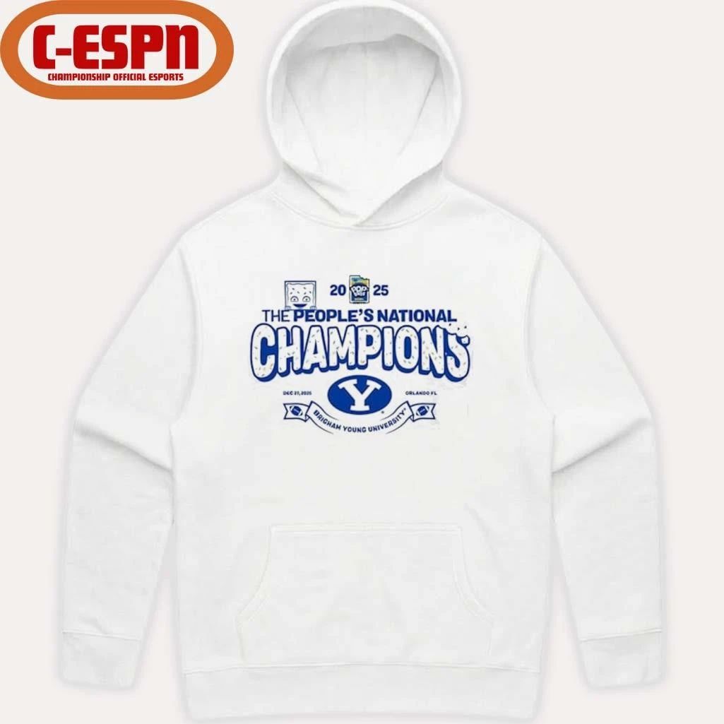 The People’s National BYU Cougars 2025 PopTart Bowl Football Champions Shirt