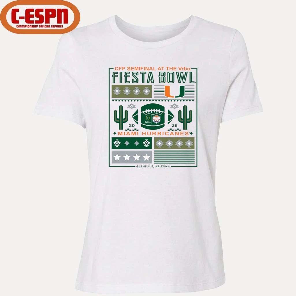CFP Vrbo Fiesta Bowl 2026 Miami Hurricanes Retro Shirt