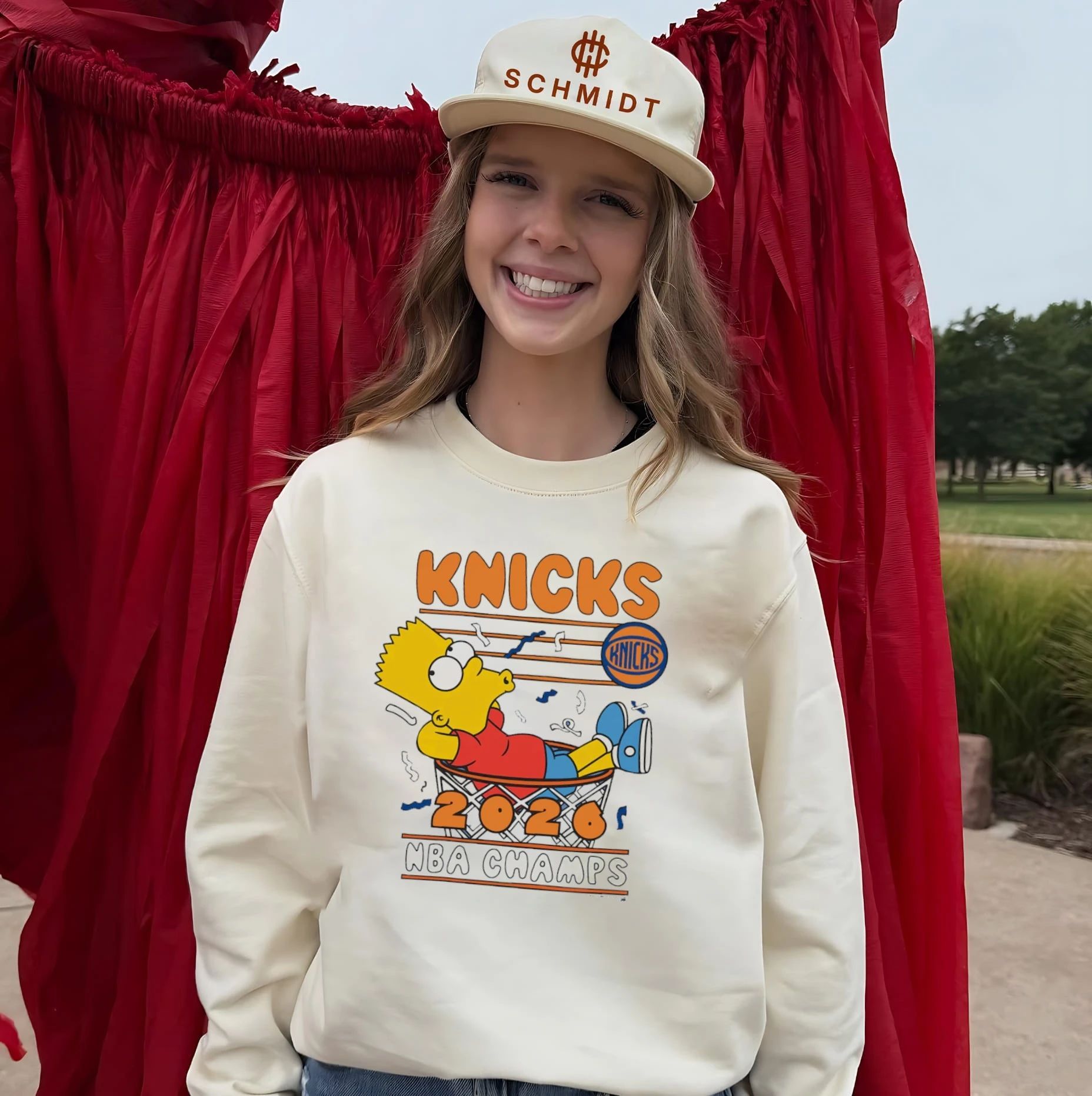New York Knicks x The Simpsons 2026 NBA Finals Champions shirt