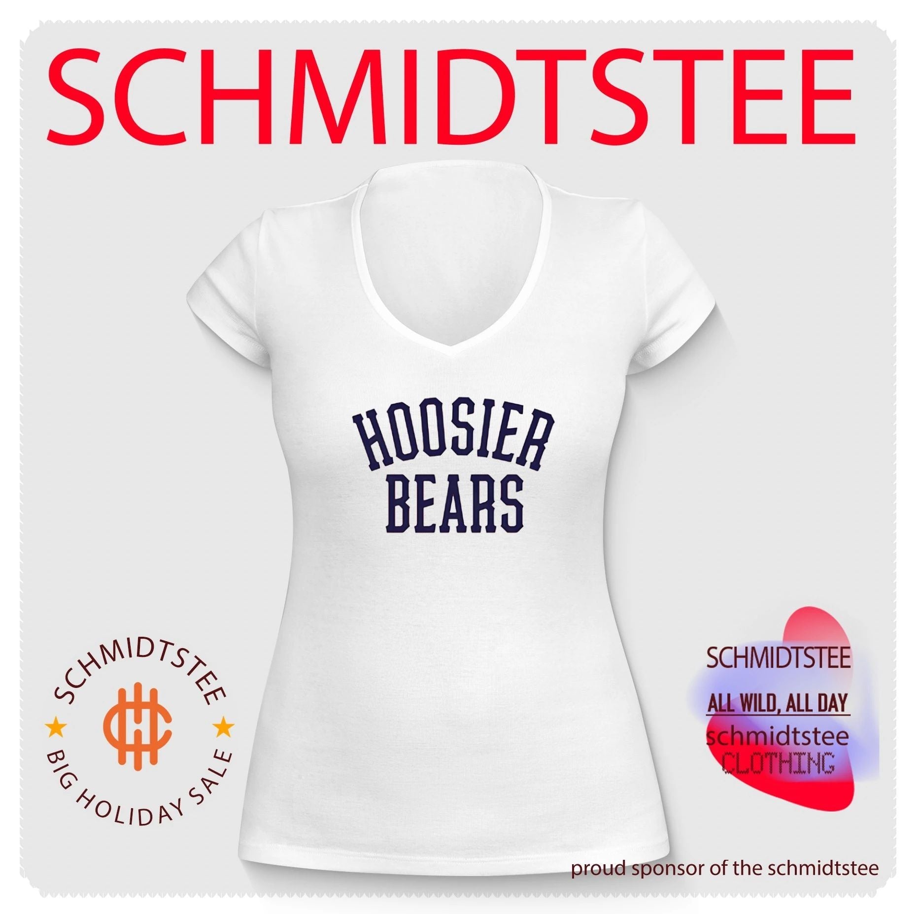 Hoosier Bears text shirt