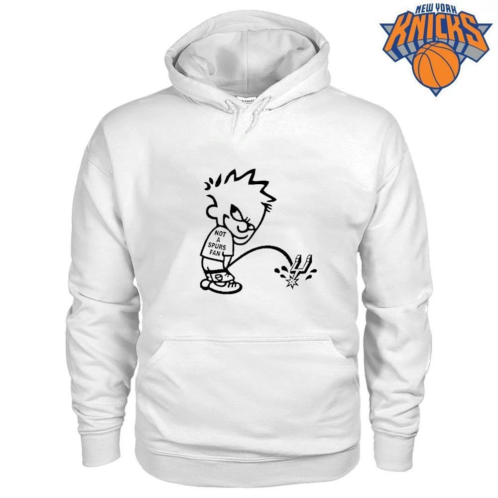 New York Knicks Champions NBA 2026 Calvin Peeing On San Antonio Spurs Logo Shirt