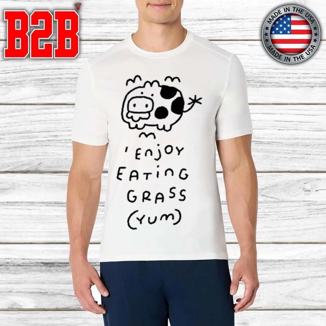Momodraws Enjoy Eating Grass Yum Shirt