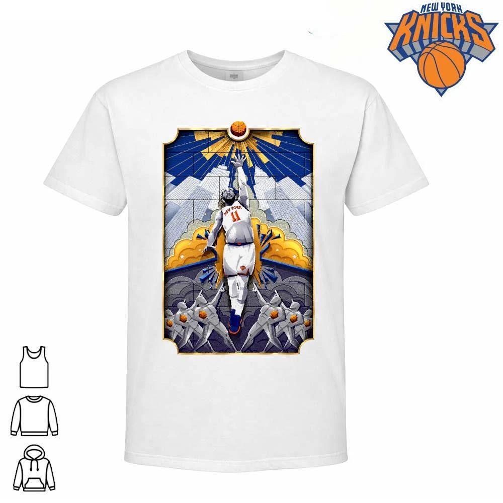 New York Knicks Champions NBA 2026 Jalen Brunson Art Deco Skyline Shirt
