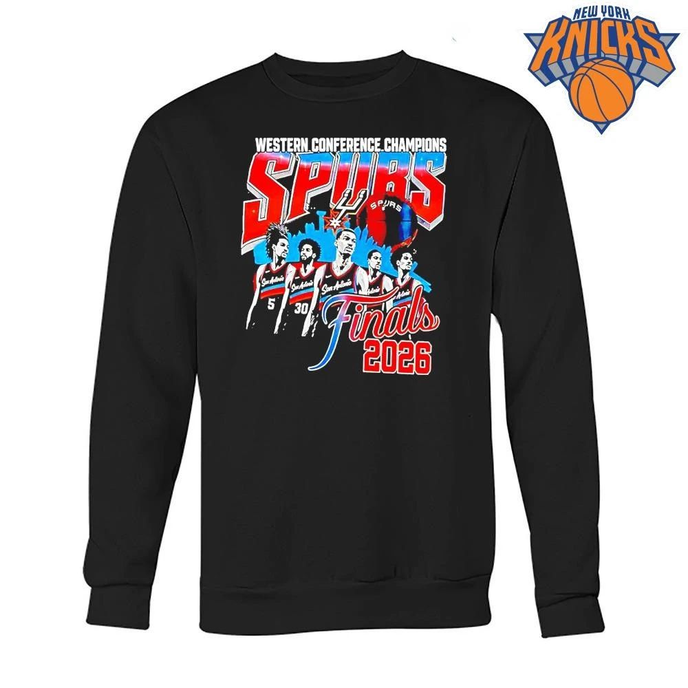 San Antonio Spurs 2026 Western Conference Champions Nba Finals Players Shirt