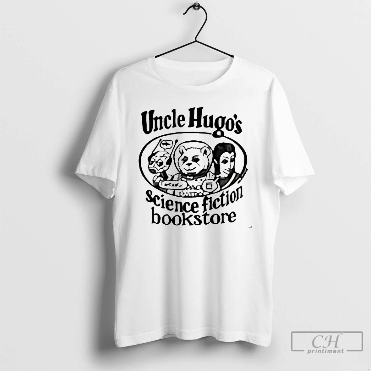 Premium Uncle Hugos Science Fiction Bookstore T Shirts