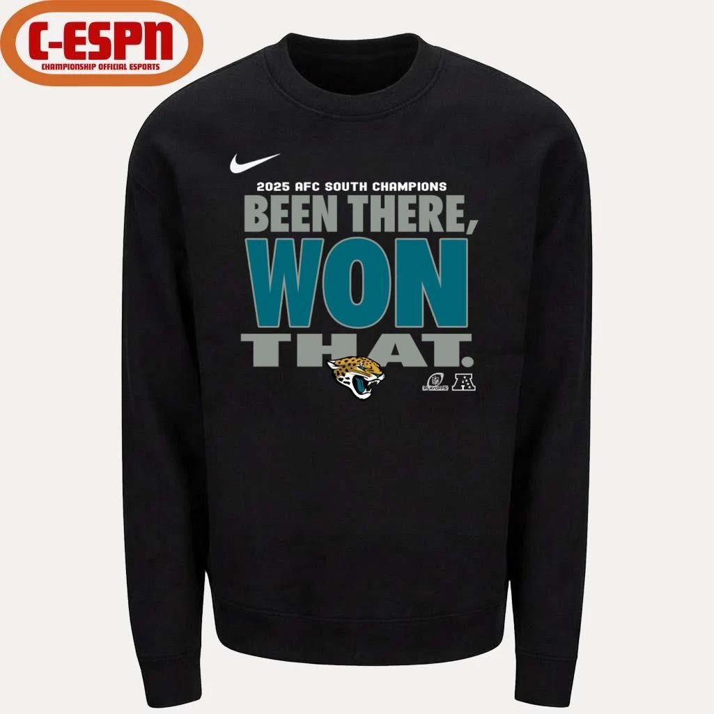Been There, Won That Jacksonville Jaguars Division Champs T-Shirt