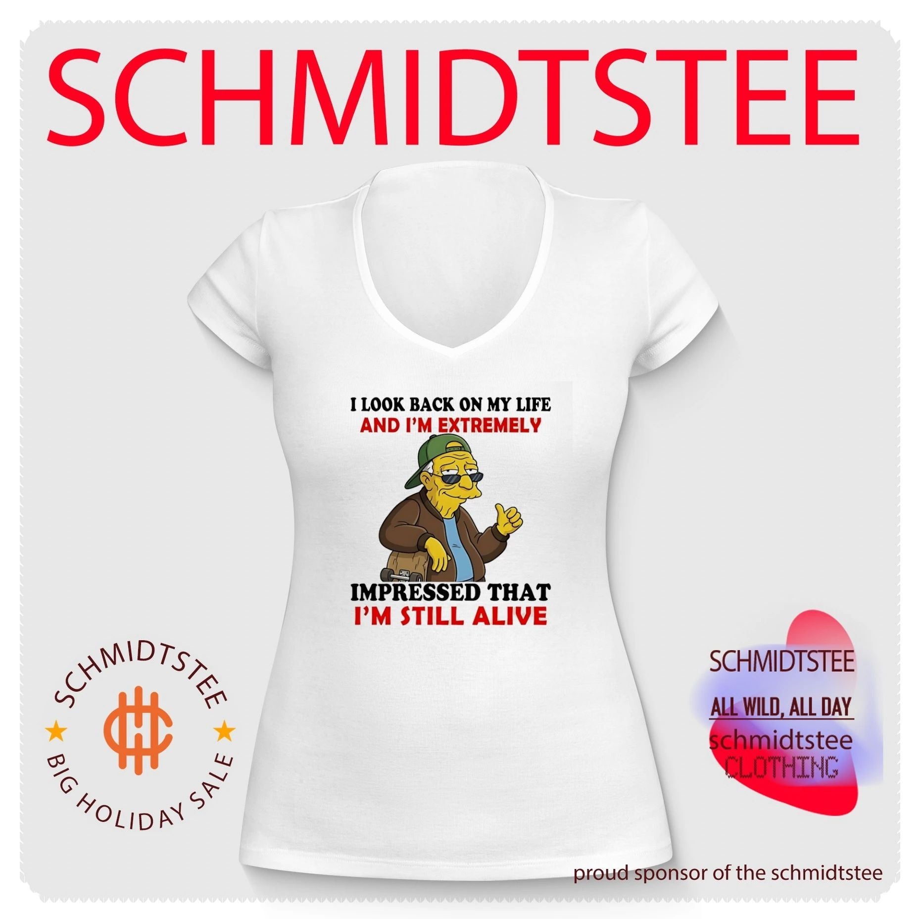 I look back on my life and I’m extremely impressed that I’m still alive Hans Moleman shirt