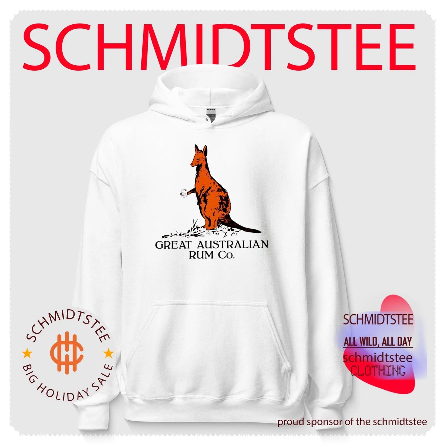 Kangaroo great Australian rum co shirt