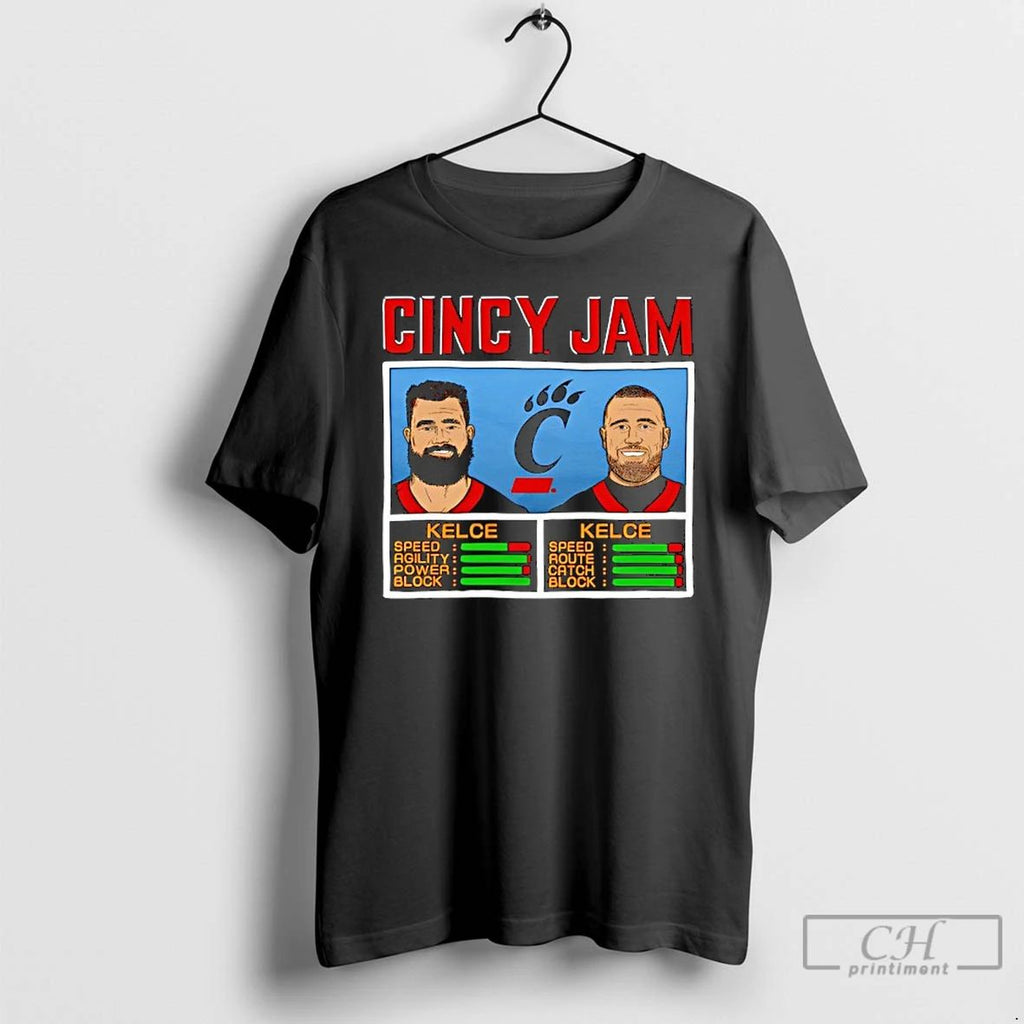 Premium Cincinnati Bearcats Cincy Jam Jason Kelce And Travis Kelce T Shirts