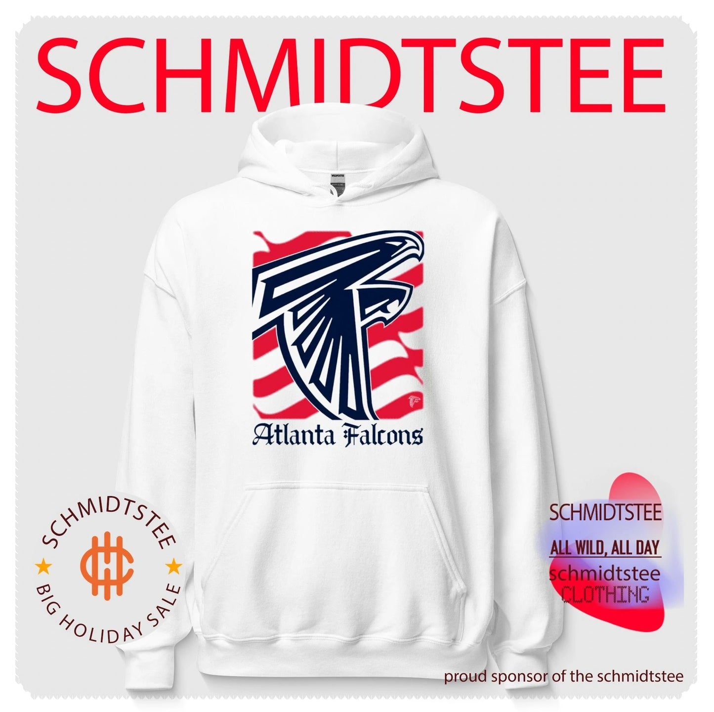 Atlanta Falcons American 250th Flag Heritage Wordmark shirt