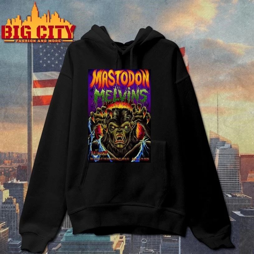 Mastodon With Melvins April 24 2026, Las Vegas NV Poster Shirt