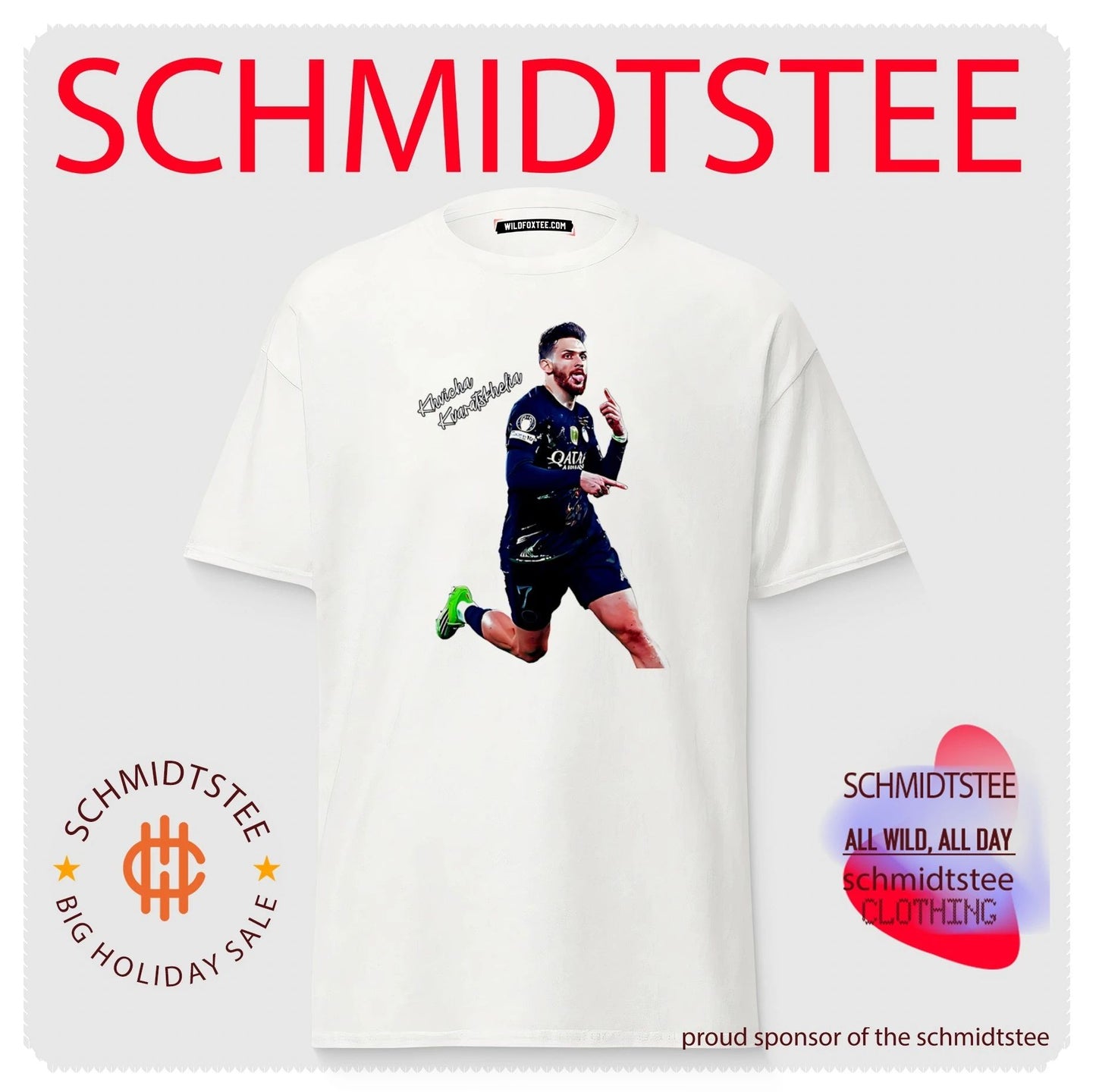 Paris Saint-Germain Khvicha Kvaratskhelia graphic shirt