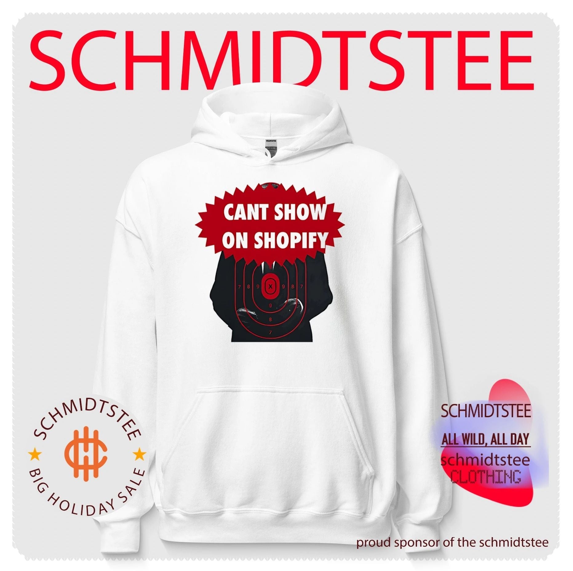 Cant show on Shopify target pratice graphic shirt