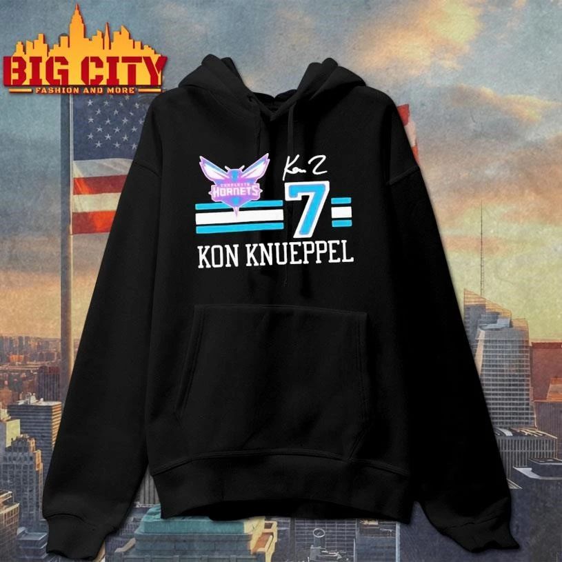 Kon Knueppel 7 Charlotte Hornets 2026 NBA Playoff signature Shirt