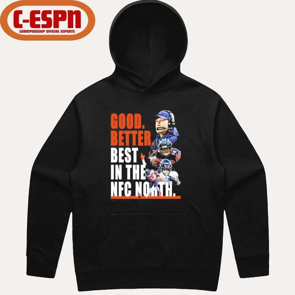 Chicago Bears Good Better Best In The NFC North Champs Shirt