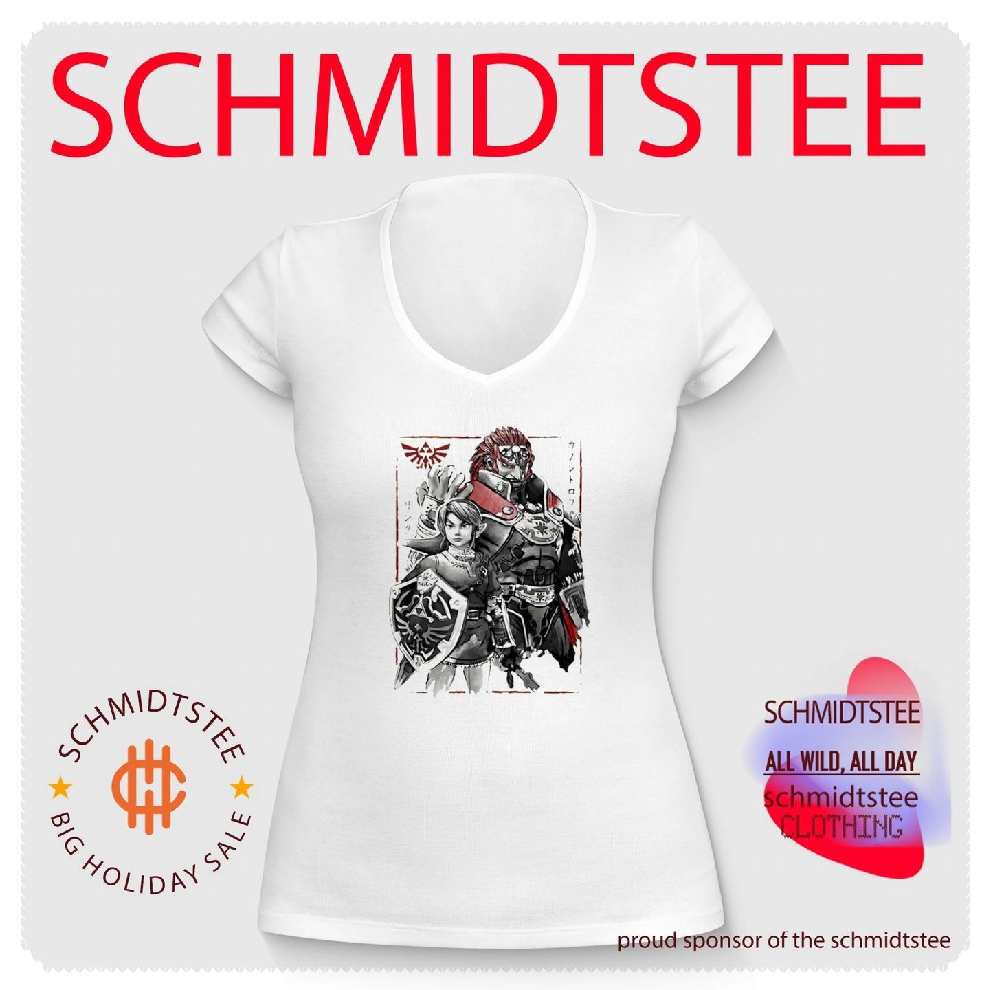 Legend Of Zelda Link Ganondorf Japanese Sumi Shirt