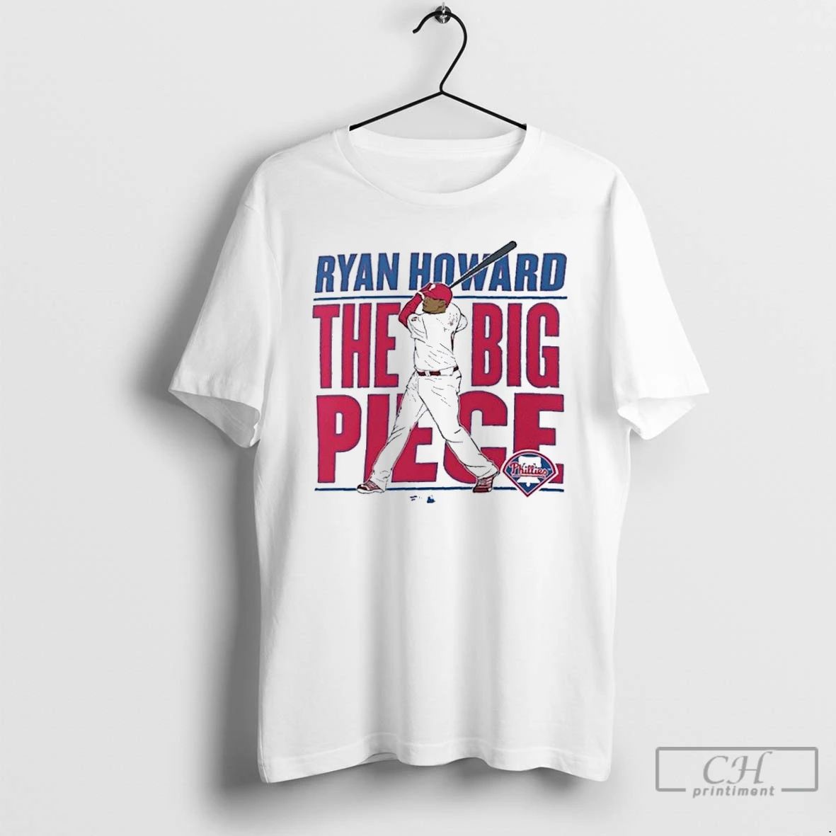 Premium Ryan Howard Philadelphia Phillies The Big Piece Player T Shirts