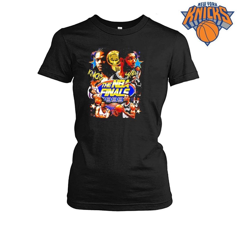 Tim Duncan Latrell Sprewell David Robinson Allan Houston New York Knicks San Antonio Spurs 1999 Vintage Basketball NBA Finals 2026 Shirt
