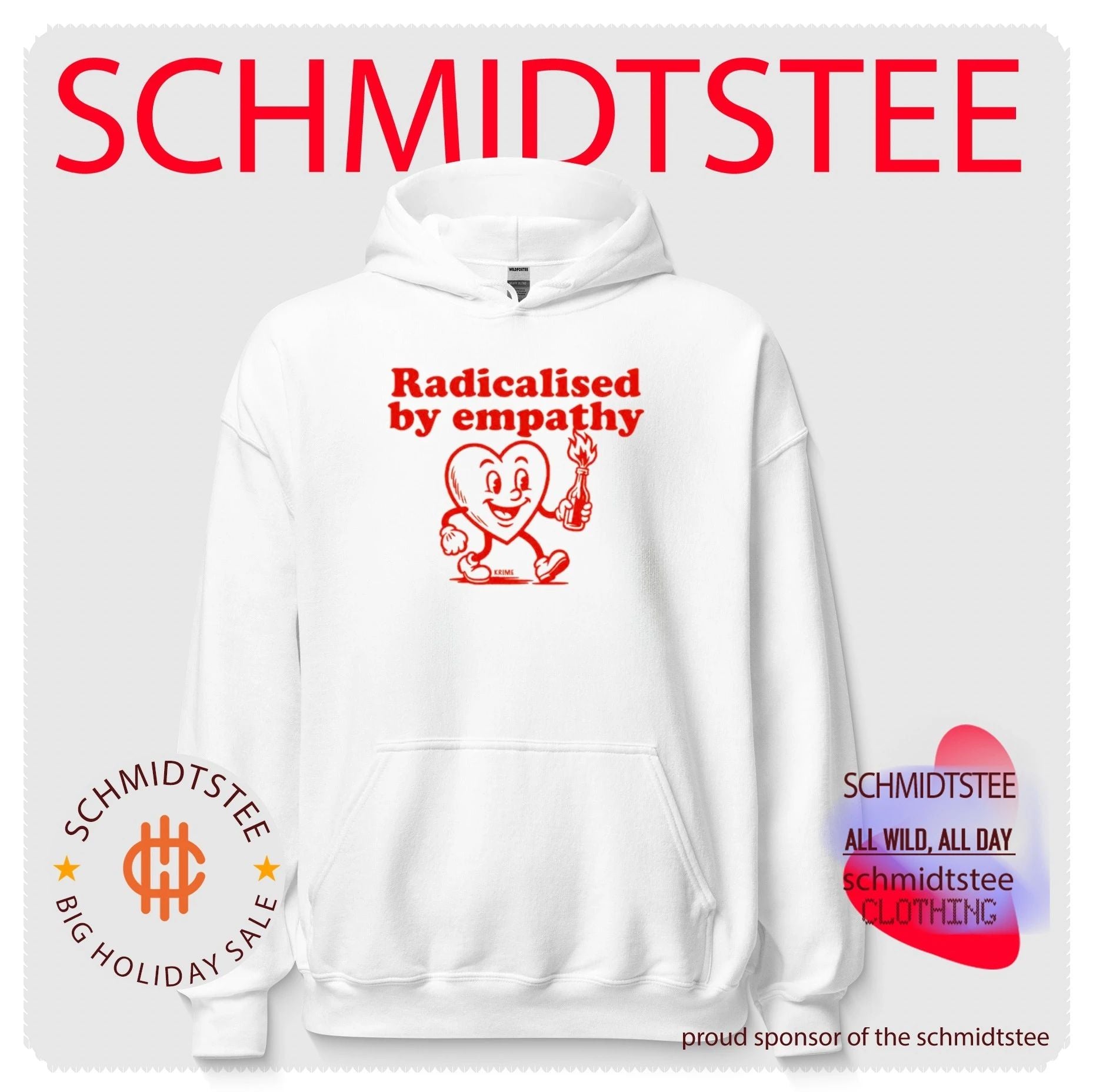 Radicalised by empathy shirt