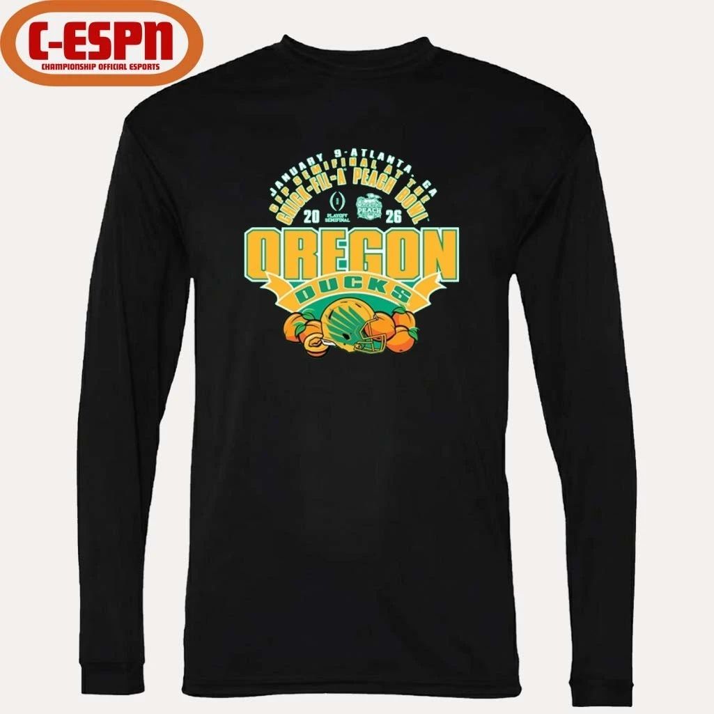 Oregon Ducks 2026 Peach Bowl Helmet Shirt