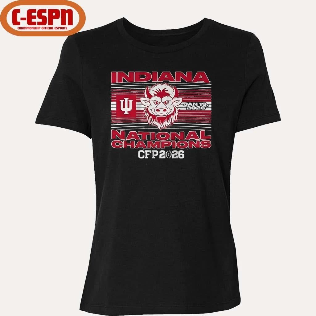 Indiana Hoosiers National Champions CFP 2026 January 19 T-Shirt