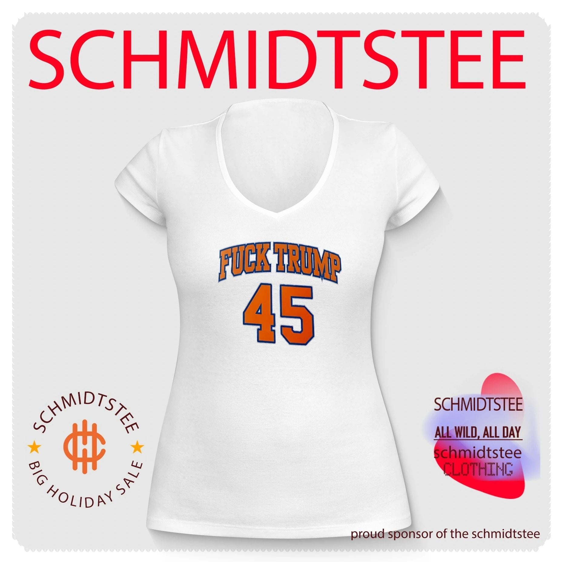 NY Knicks fuck Trump number 45 player shirt