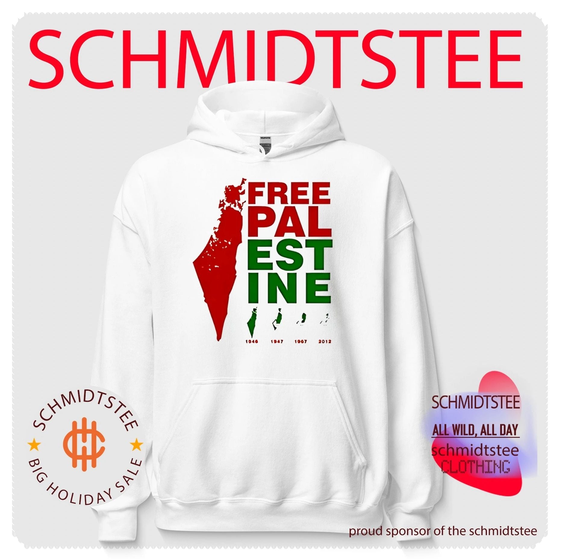 Free Palestine 1946 1947 1967 2012 state shirt