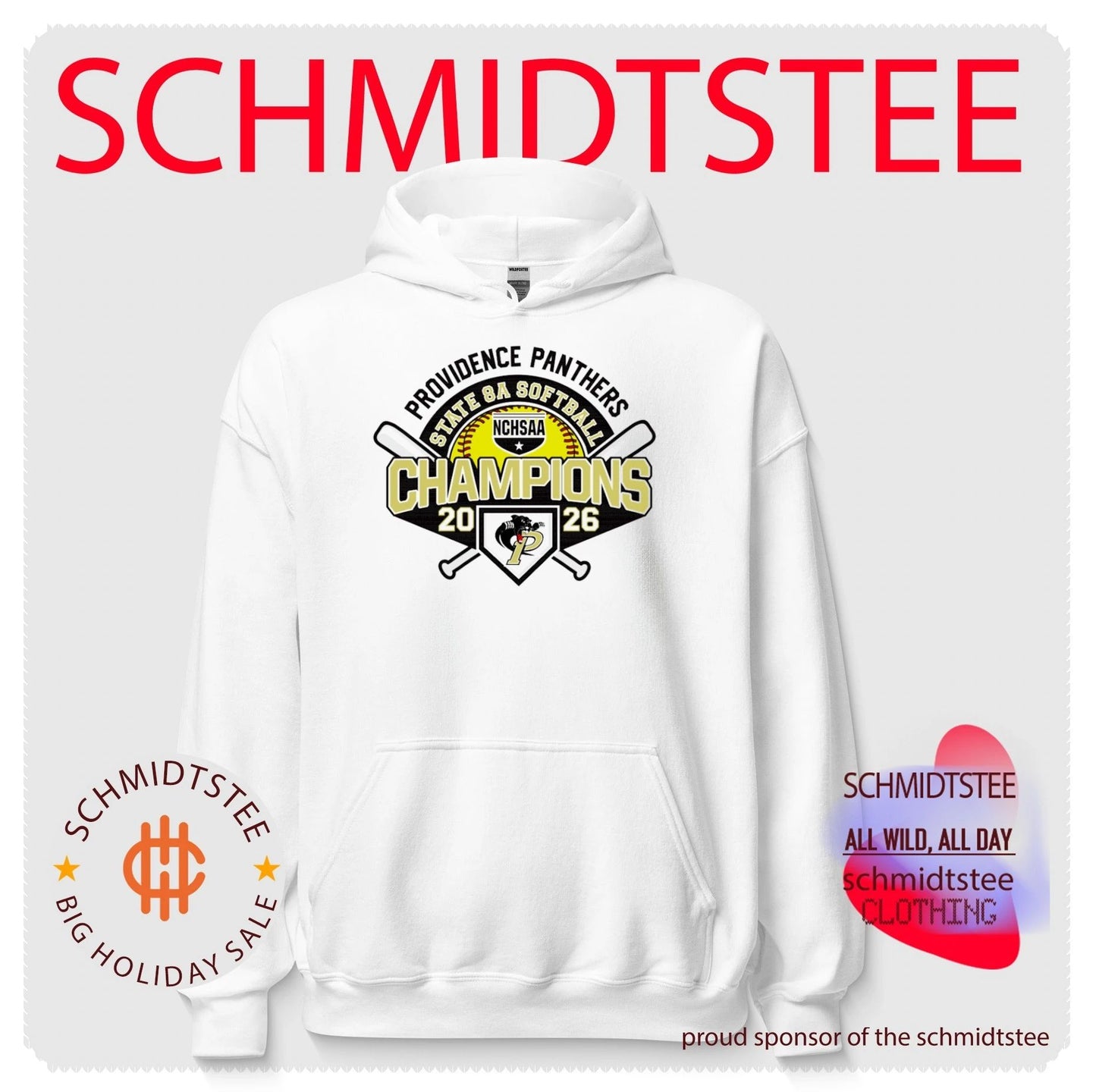 Providence Panthers 2026 NCHSAA State 8A Softball Champions shirt