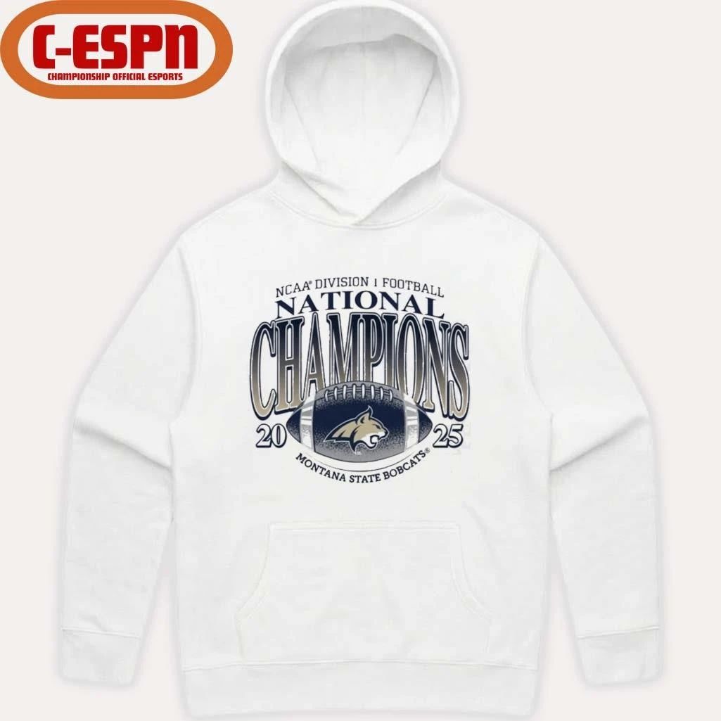 Montana State Bobcats 2025 NCAA Division I Football FCS National Champions T-Shirt