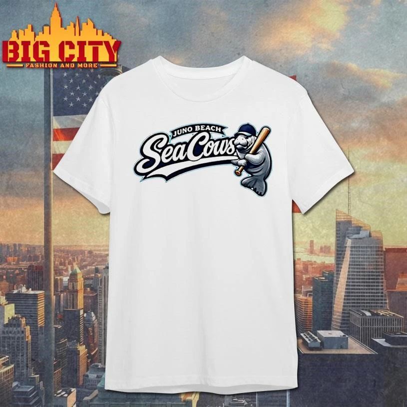 Juno Beach Sea Cows Baseball Shirt