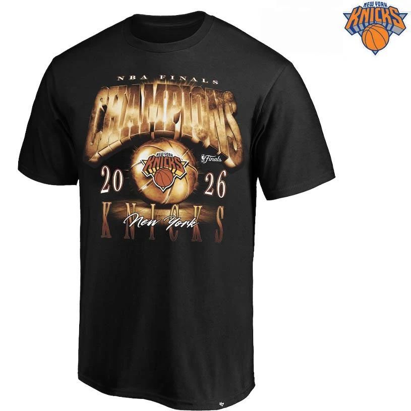 New York Knicks ’47 2026 NBA Finals Champions Big & Tall Shirt