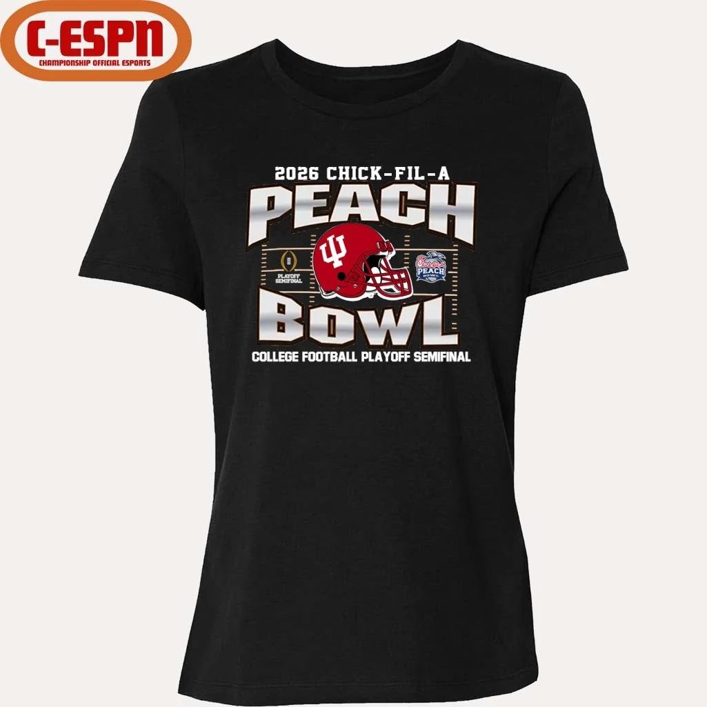 Indiana Hoosiers 2026 CFP Peach Bowl Shirt