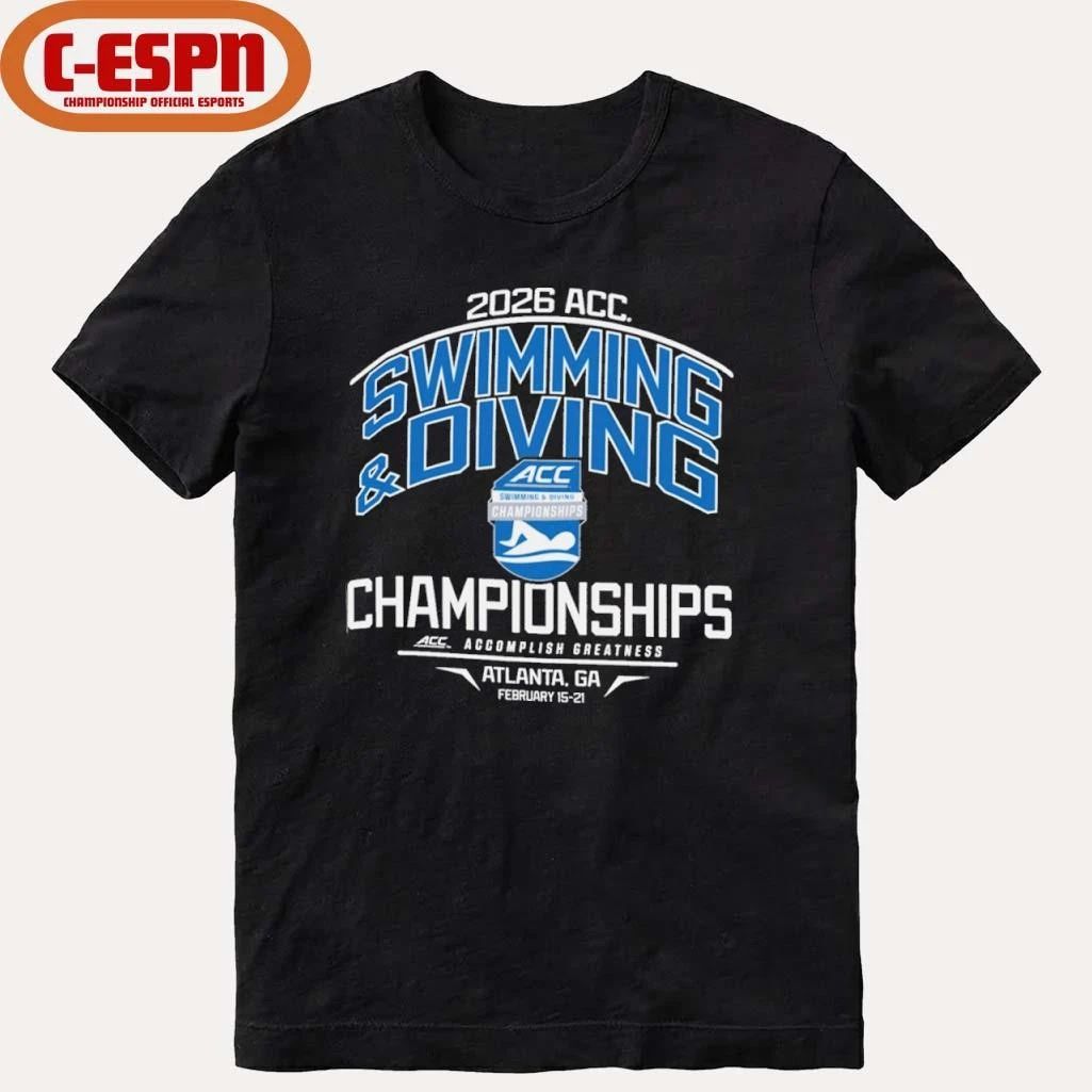 2026 Atlantic Coast Conference Men’s & Women’s Swimming & Diving Championships Shirt