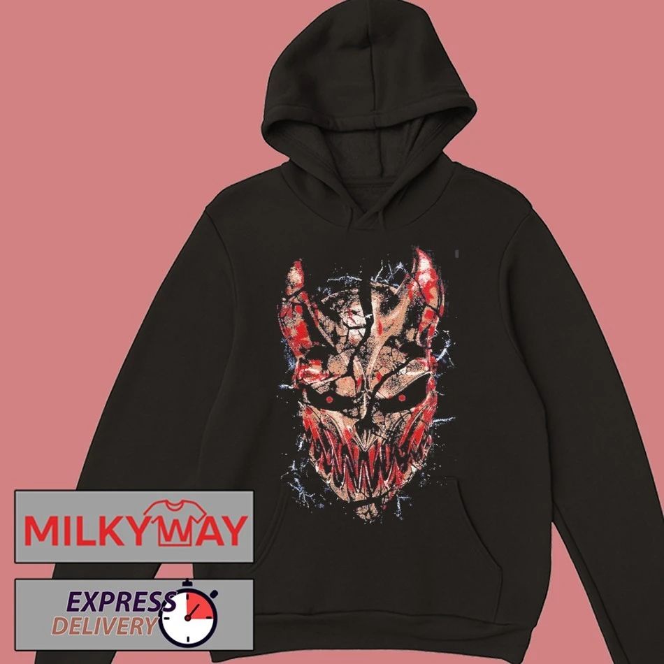 Blood4Blood Event Merch In Daytona Beach Florida On May 6 2026 Shattered Logo And Mask T-Shirt