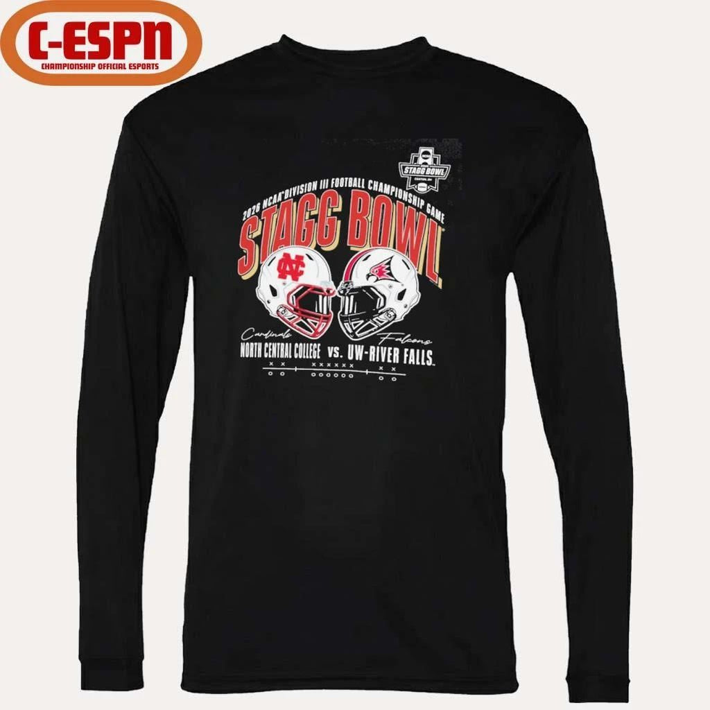 2025 NCAA DIII Stagg Bowl North Central College Vs UW-River Falls Matchup Shirt