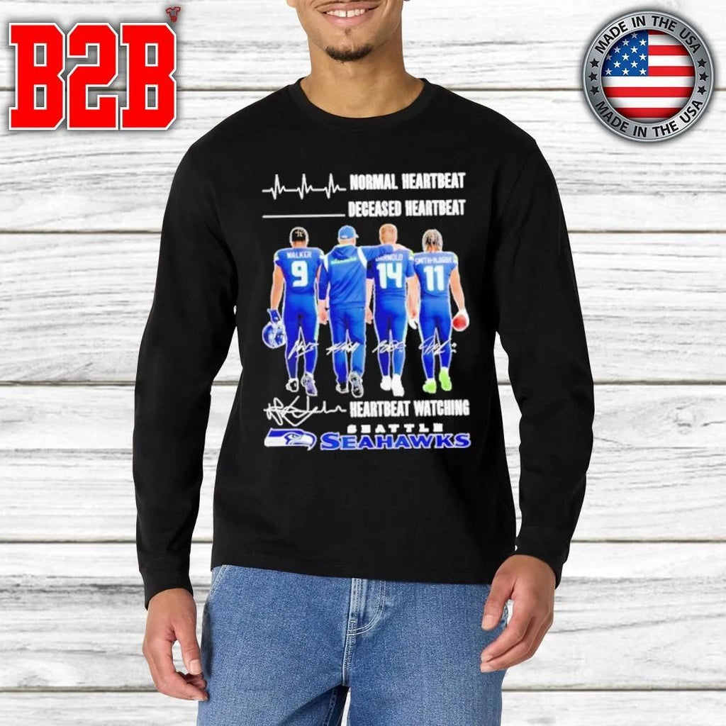 Seahawks Normal Heartbeat Deceased Heartbeat Shirt