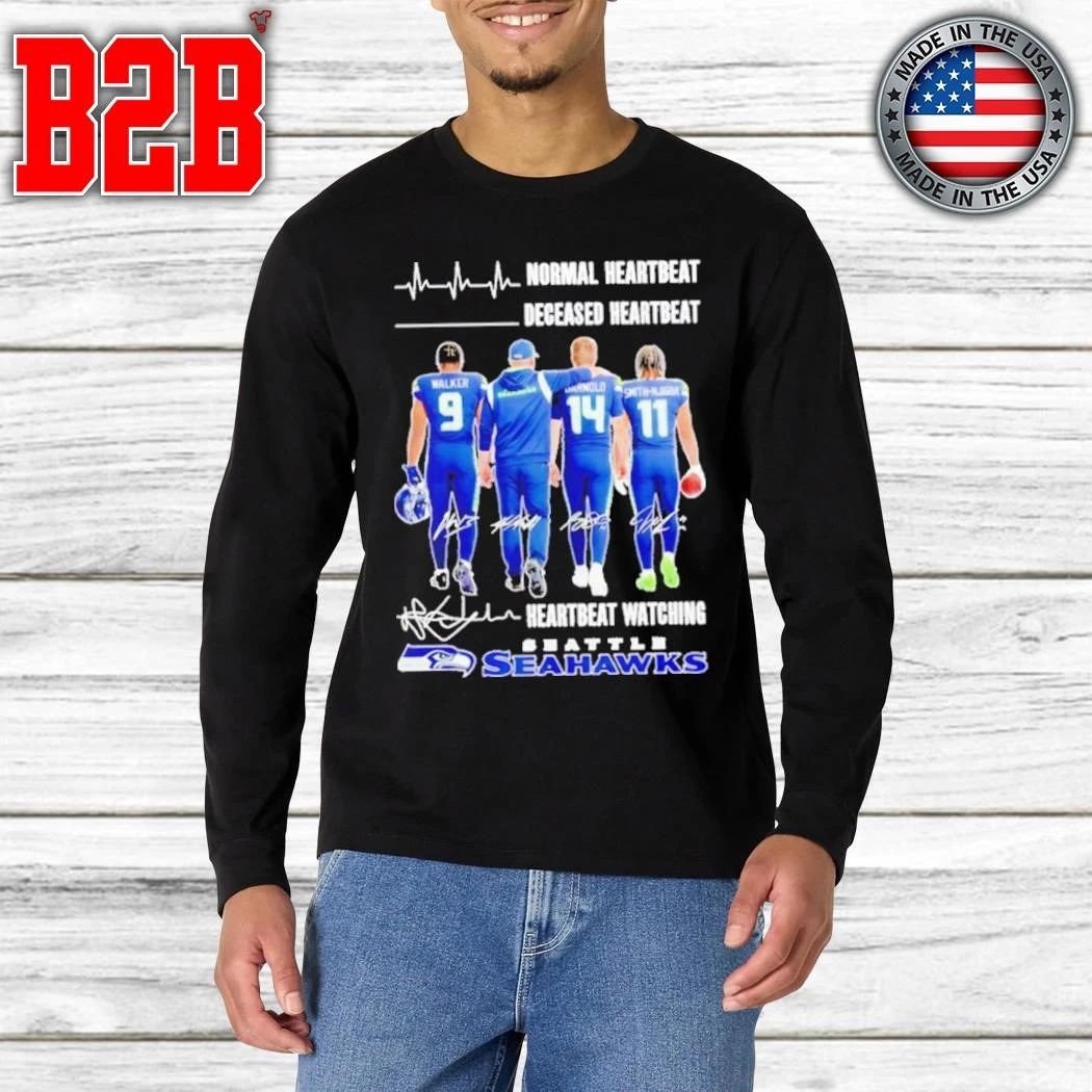 Seahawks Normal Heartbeat Deceased Heartbeat Shirt