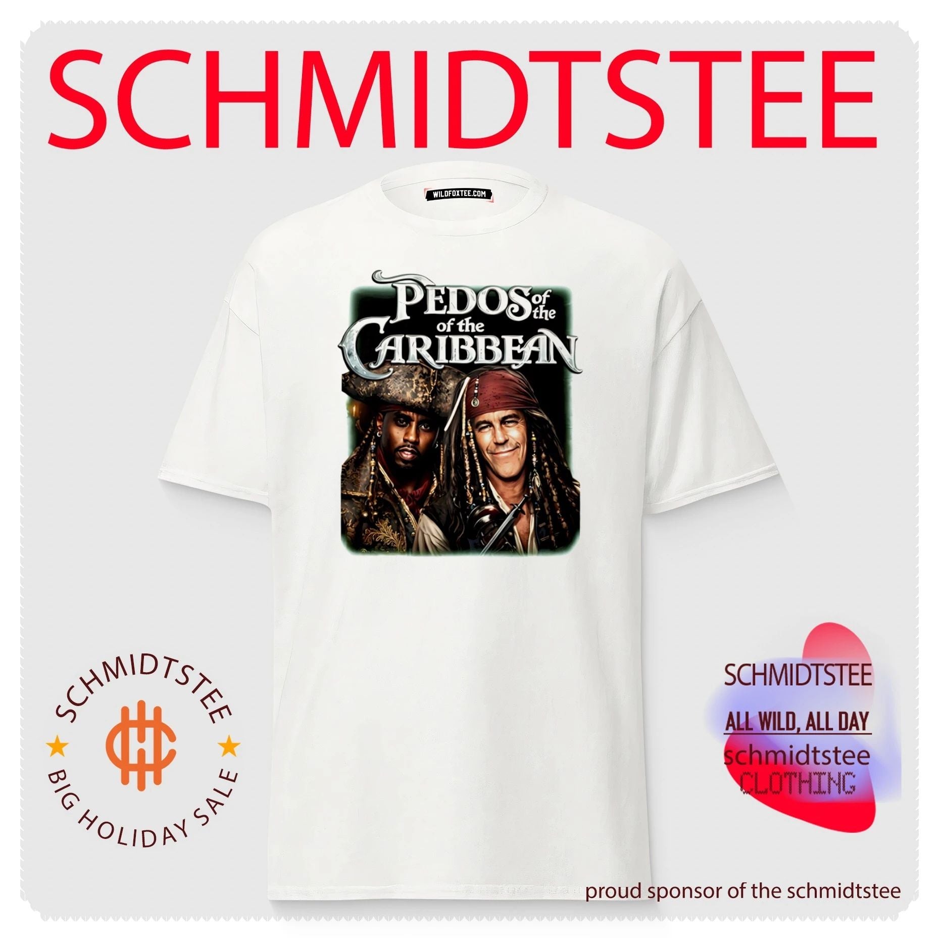 Pedos Of The Carribean Epstein Diddy Shirt