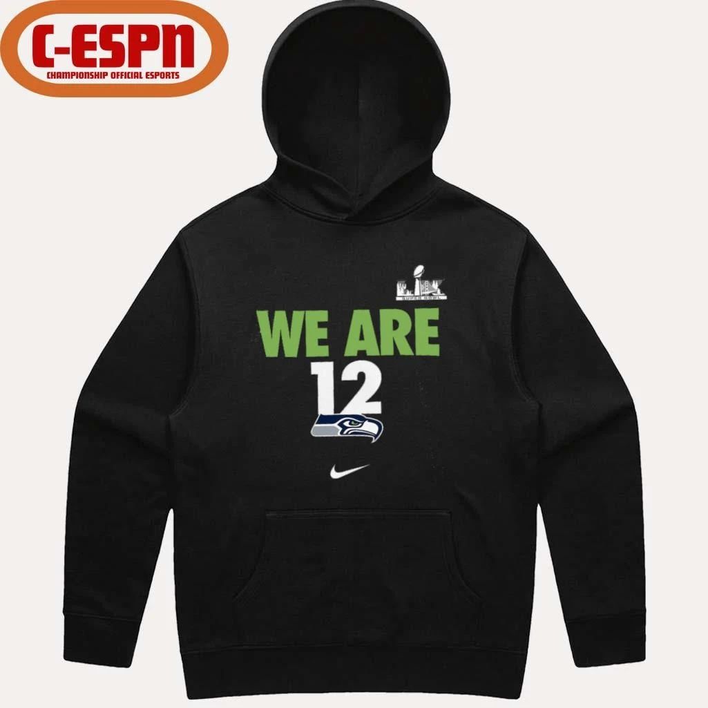 Seattle Seahawks Nike We Are 12 Super Bowl LX Fast As Fast Gets Shirt