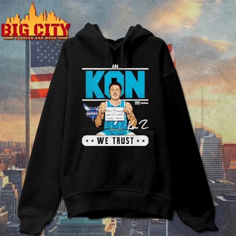 Kon Knueppel Charlotte Hornets Rookie Record Trust Signature Shirt